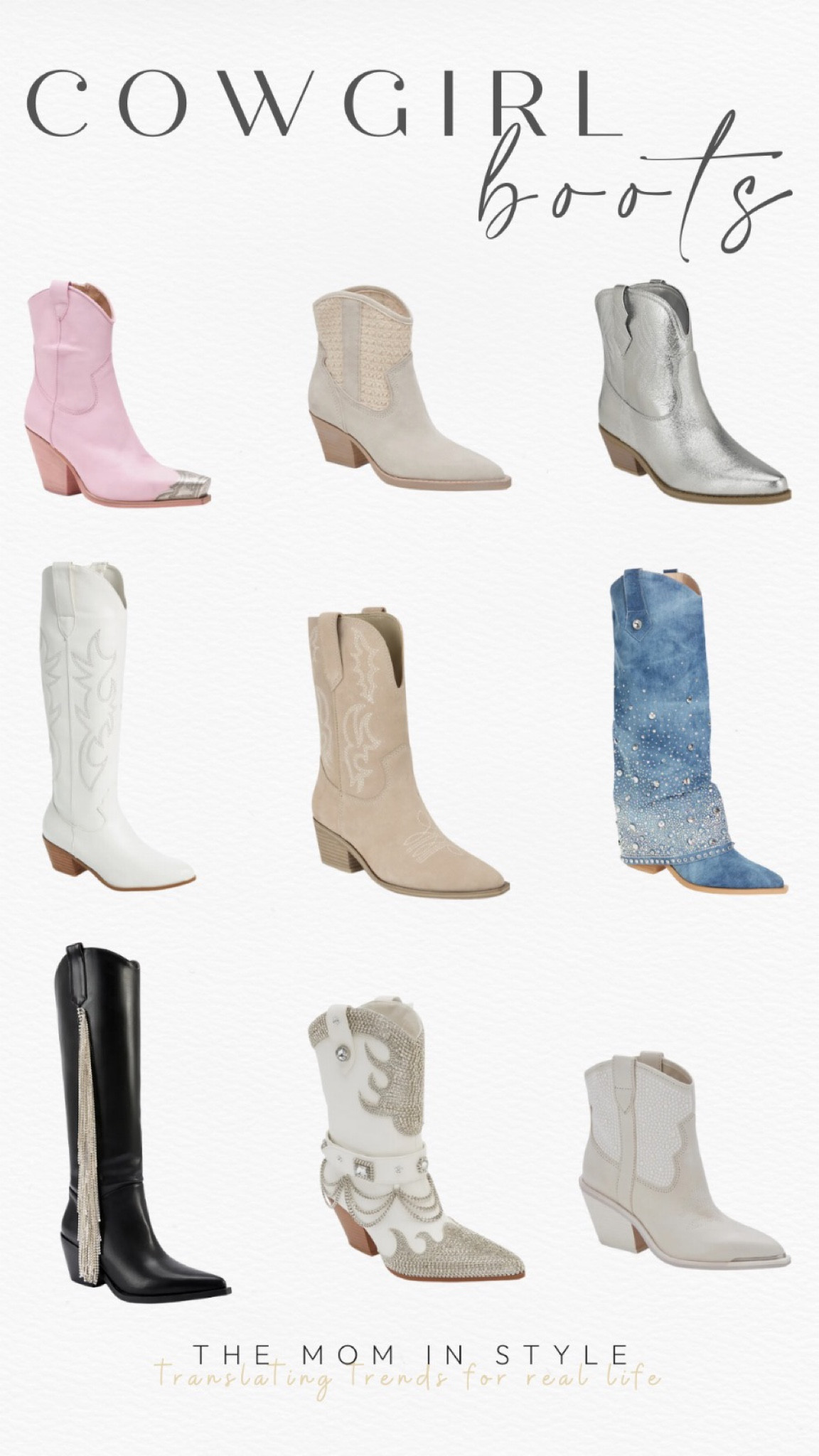 Cowgirl boots, cowboy boots, western boots, country comcert outfit, rodeo outfit 

#LTKFestival #LTKFindsUnder100