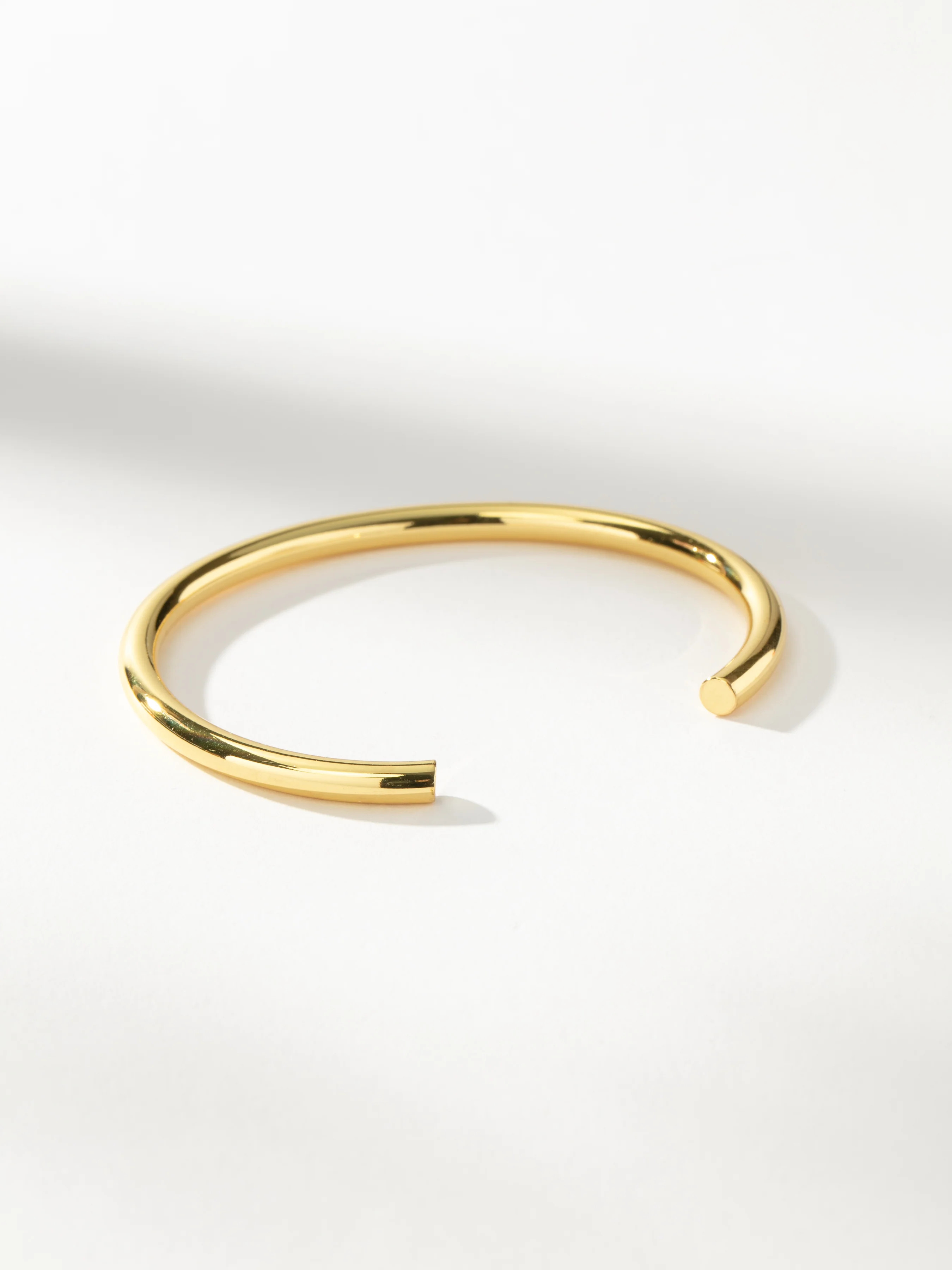 Simple Open Bangle Bracelet in Gold | Uncommon James | Uncommon James
