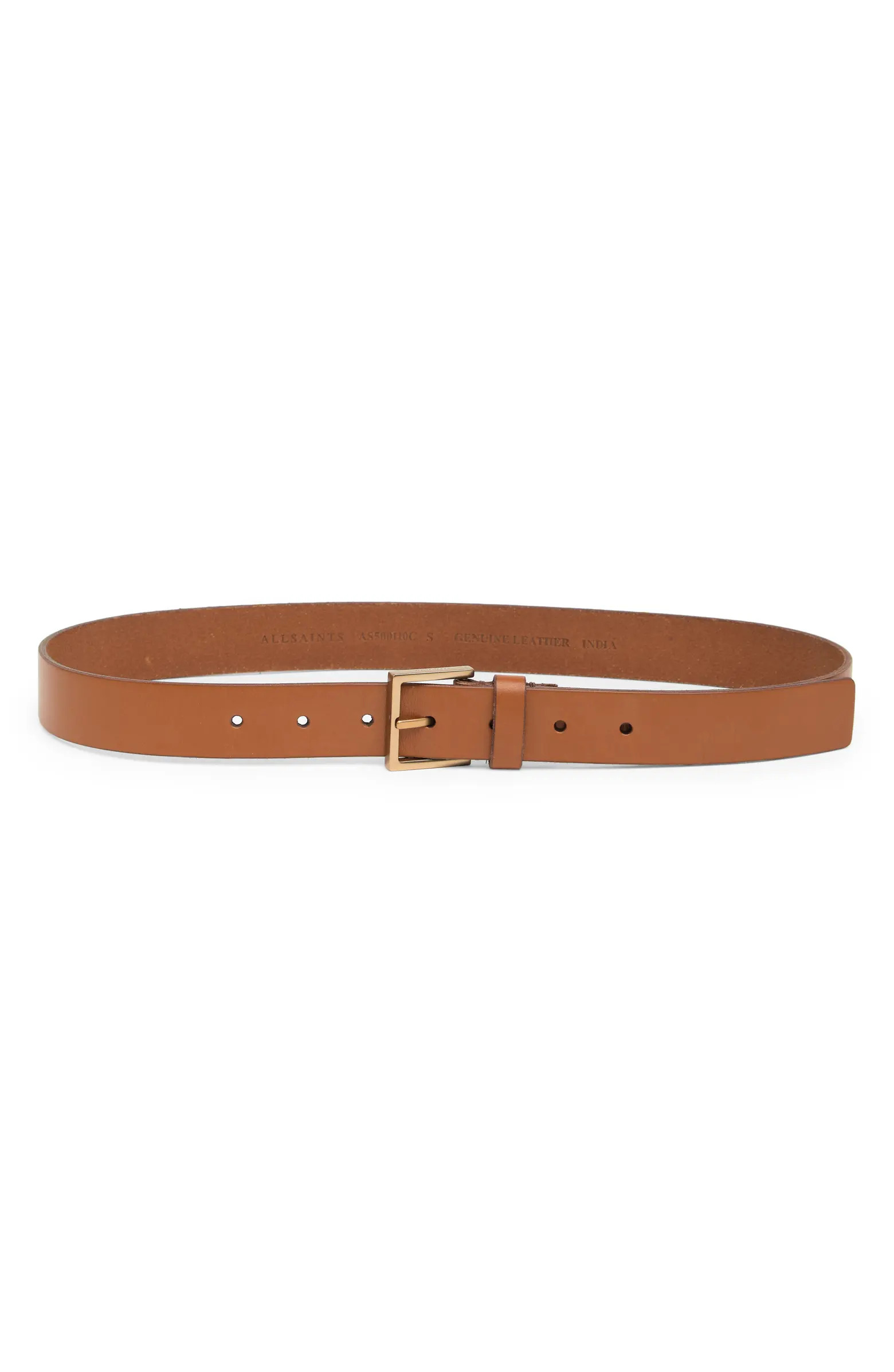 30mm Flat Leather Belt | Nordstrom Rack
