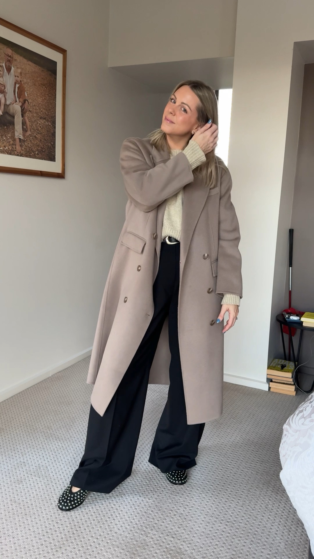 Studded ballet flats were the intended vibe, but expectation vs reality wasn’t. Still love this outfit, just maybe with different shoes next time?!

#LTKaustralia #LTKwinter #LTKworkwear