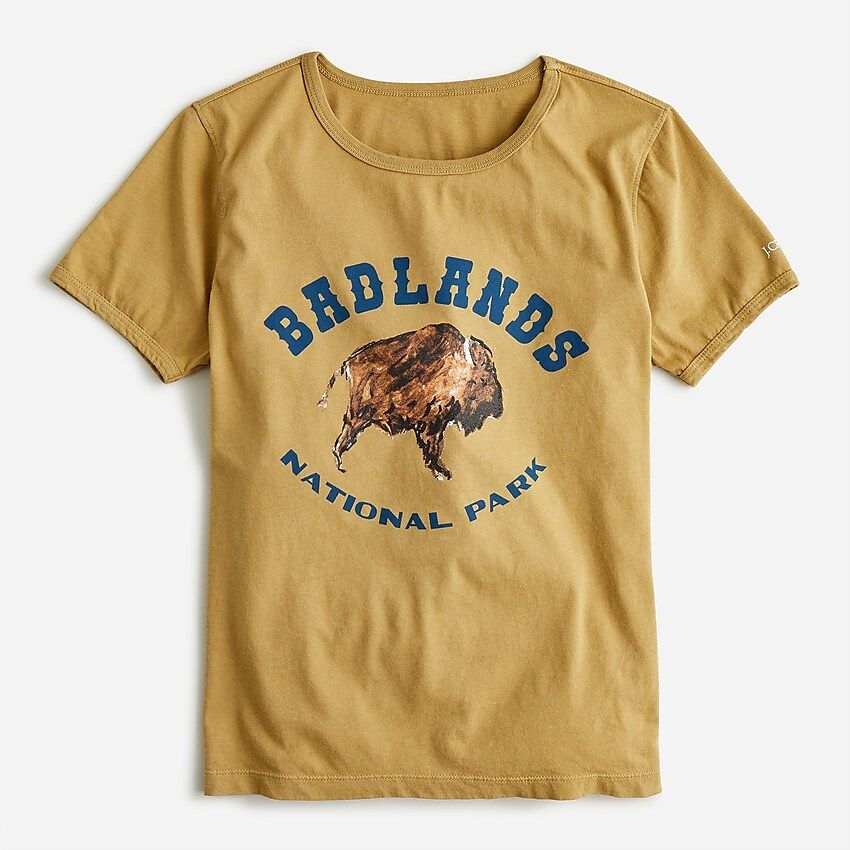 National Park Foundation X J.Crew made-in-the-USA women's Badlands T-shirt | J.Crew US