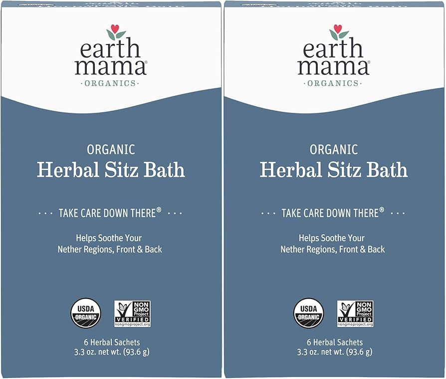 Earth Mama Organic Herbal Sitz Bath | Pregnancy & Postpartum Care, Soothing Sitz Bath for Hemorrh... | Amazon (US)