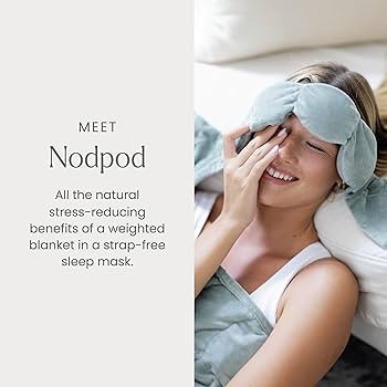 Nodpod Gentle Pressure Sleep Mask | Patented Light Blocking Design for Sleeping, Traveling & Rela... | Amazon (US)