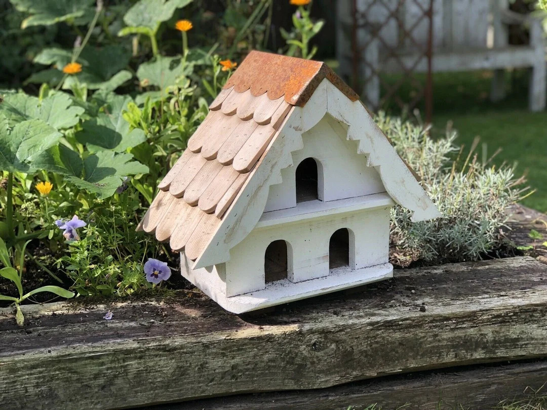 Traditional Bird house 3 Hole Small Dovecote style bird box vintage birdhouse | Etsy (US)