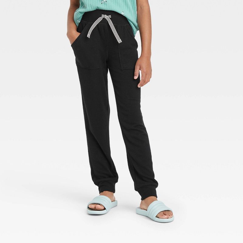 Girls' Cozy Soft-Knit Jogger Pants - Cat & Jack™ | Target