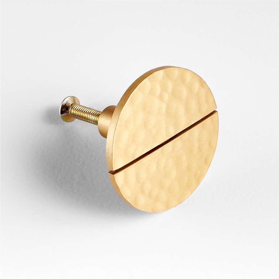 Hammered Brushed Black Knob + Reviews | Crate & Barrel | Crate & Barrel