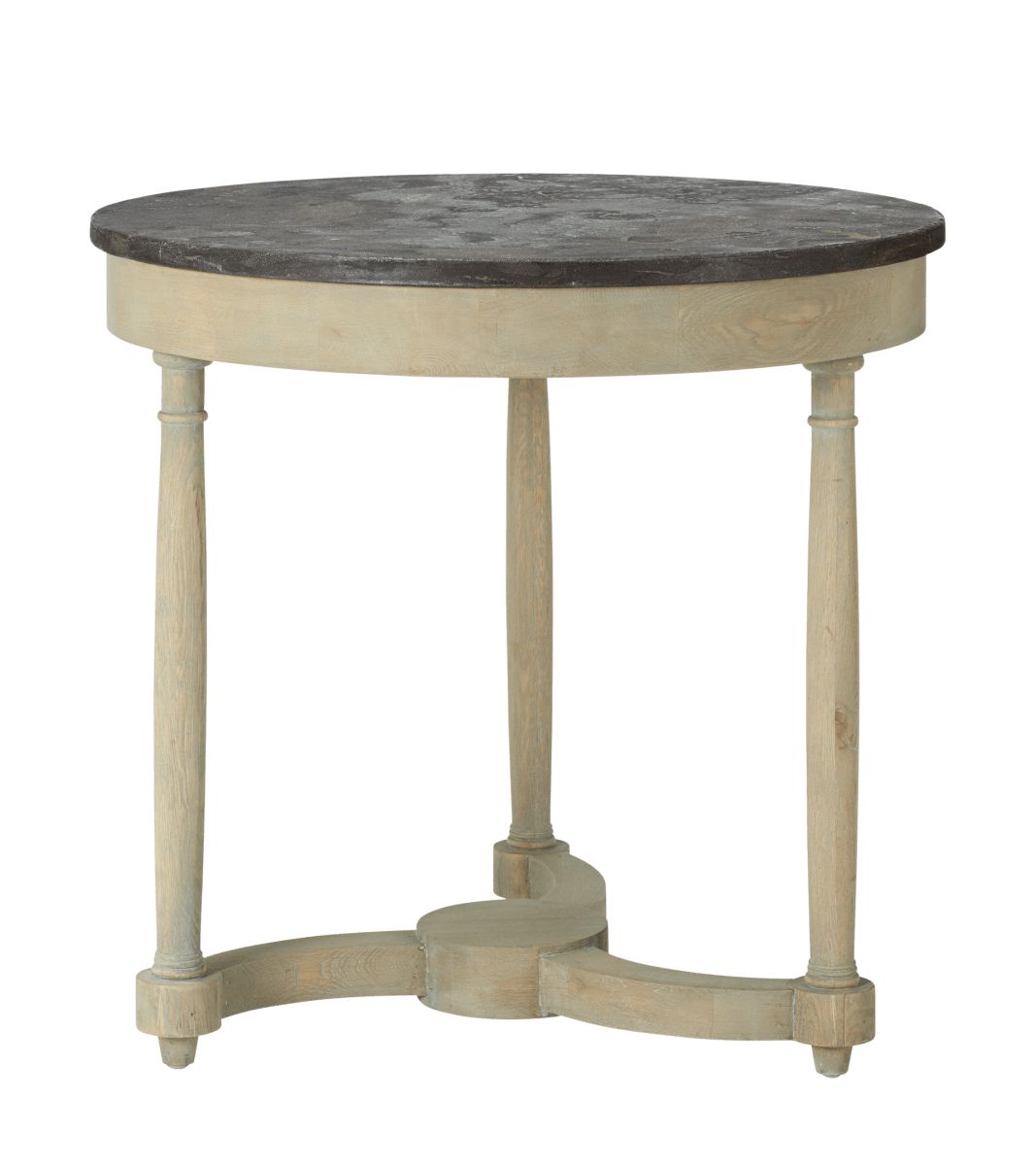 Flavian Side Table - Oak/Stone | OKA US