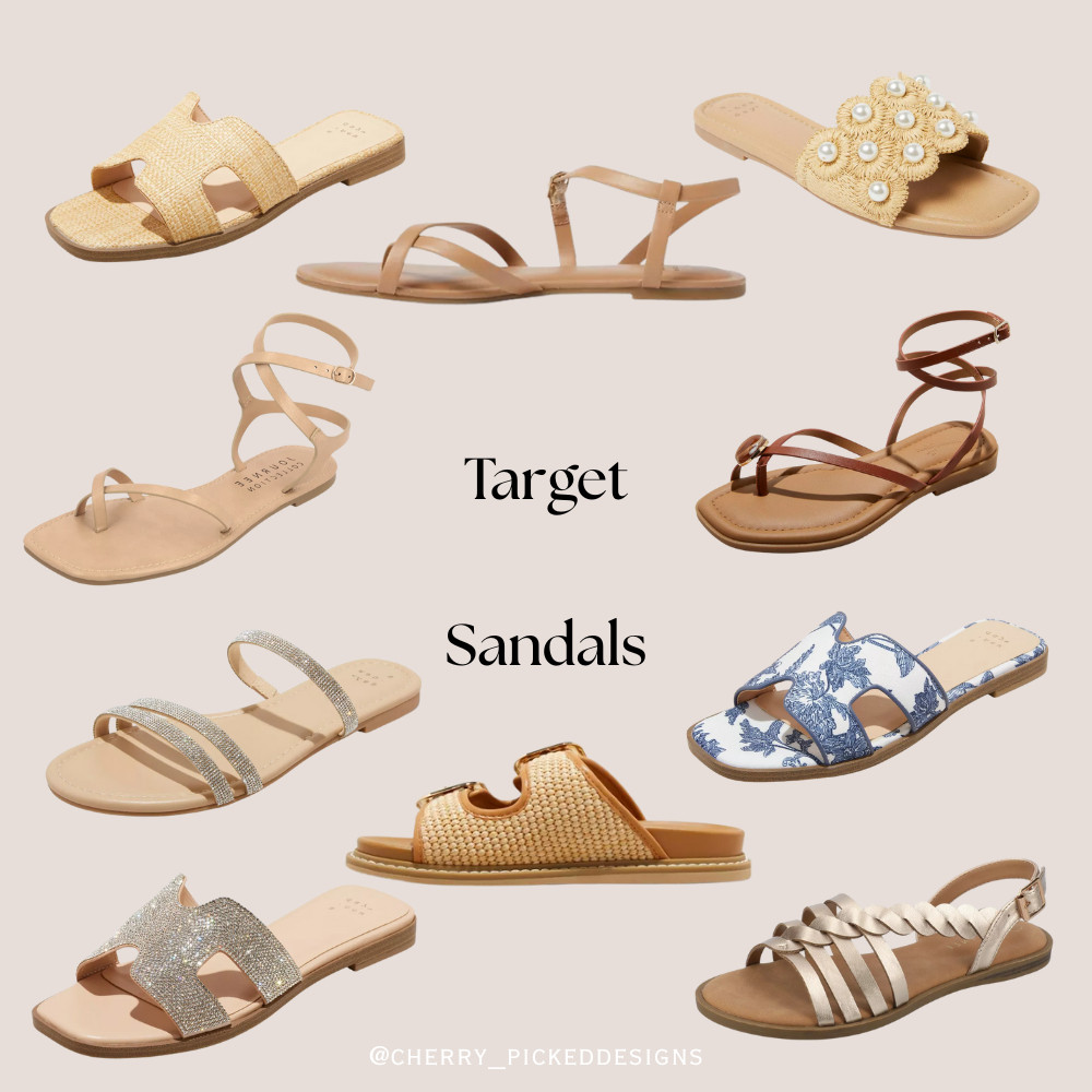 Step into style with chic and affordable sandals from Target! 👡✨ As a new account dedicated to budget-friendly finds, I'm here to inspire your warm-weather wardrobe with curated mood boards and fresh ideas. Discover the perfect pair to complement your look, without compromising on style or savings. #SandalsSeason2025 #TargetFashion #BudgetStyleInspo #AffordableFashion #LTKStyle #OnTrend2025

 

 #LTKHome #LTKFindsUnder50 #LTKFamily