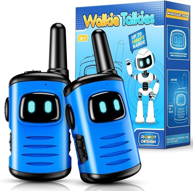 Kids Walkie Talkies Toys for Boys: comedyfun Mini Robots Walkies Talkies 2 Pack Easter Basket Stu... | Amazon (US)