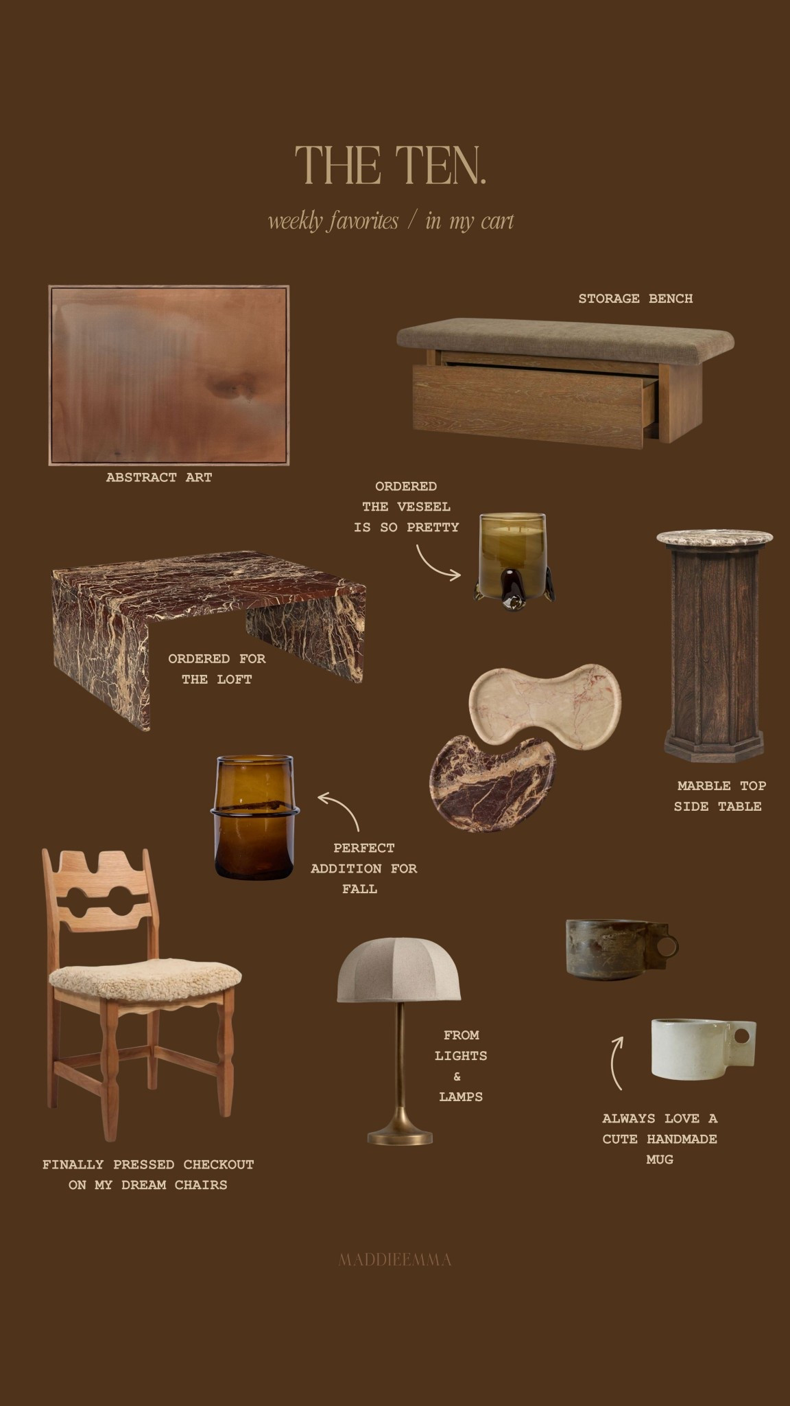 this weeks 10: weekly favorites and purchases

#LTKHome