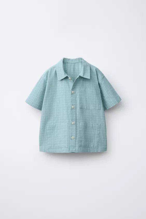 PLAID POCKET SHIRT | Zara US