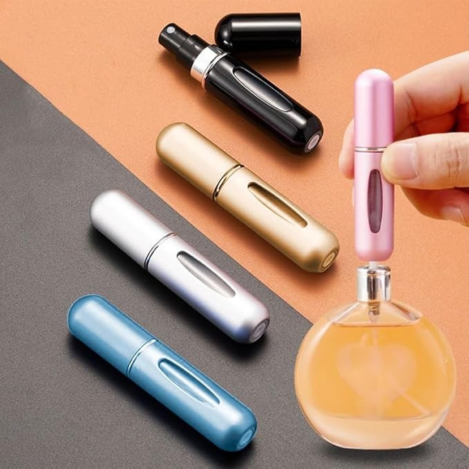 Mini Perfume Travel Bottle, Refillable Perfume Atomiser, Spray Bottles, Portable for Travel Holid... | Amazon (UK)