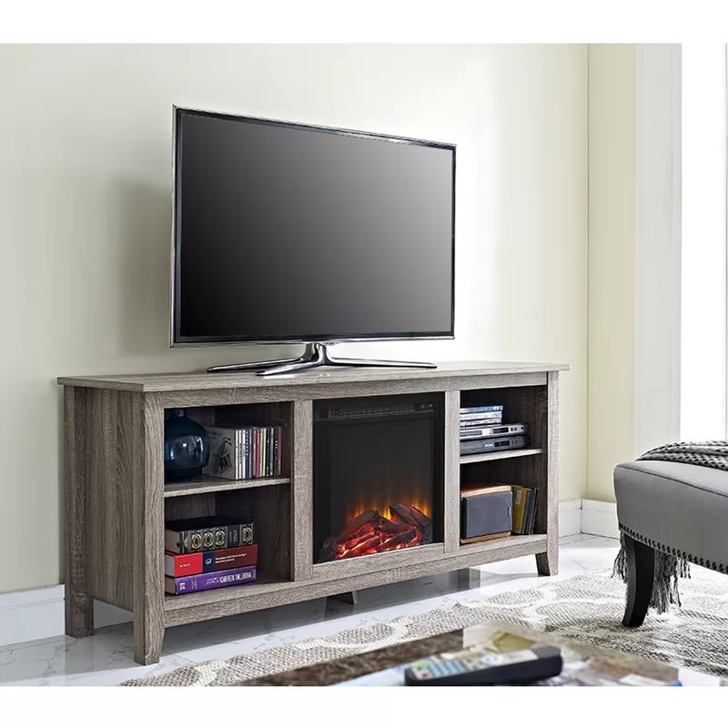 Sunbury TV Stand for TVs up to 60" with Fireplace Included | Wayfair North America