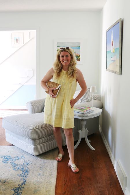 
This classic linen dress from @onequince is such a summer staple! Summers in Ohio are incredibly hot and humid and linen fabric is a must! And I love that Quince offers affordable options that are high quality and sustainably made. 

Linen dress, party dress, party style, summer style, classic style, preppy style, summer dress, linen, yellow dress, Quincee

#LTKFindsUnder100 #LTKStyleTip #LTKParties