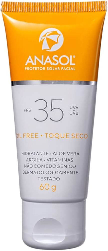 Anasol Protetor Solar Facial FPS 35-60g | Amazon (BR)