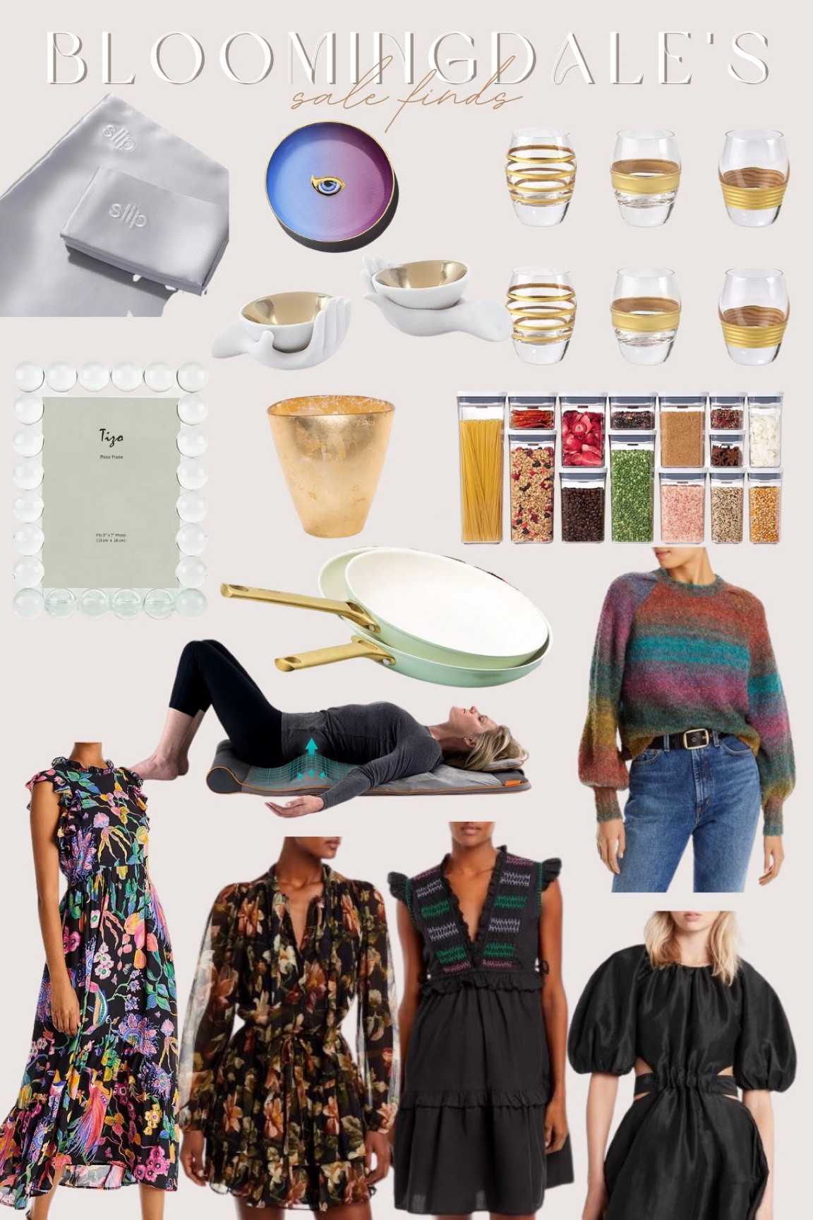 Bloomingdale’s - bloomingdale sale - pantry organization - crystal bubble frame - glassware - silk pillow case - Bloomingdale’s dresses 

#LTKstyletip #LTKsalealert #LTKSeasonal