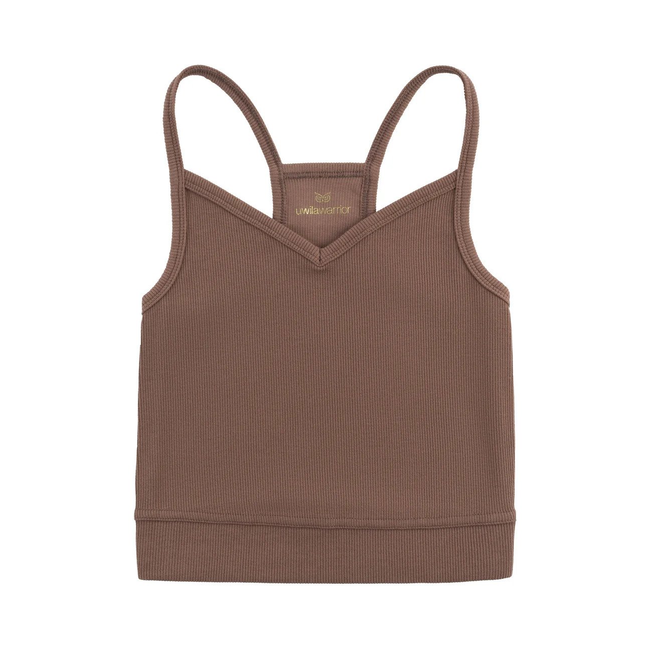 Braless Ribbed Cotton Tank | Uwila Warrior | Uwila Warrior