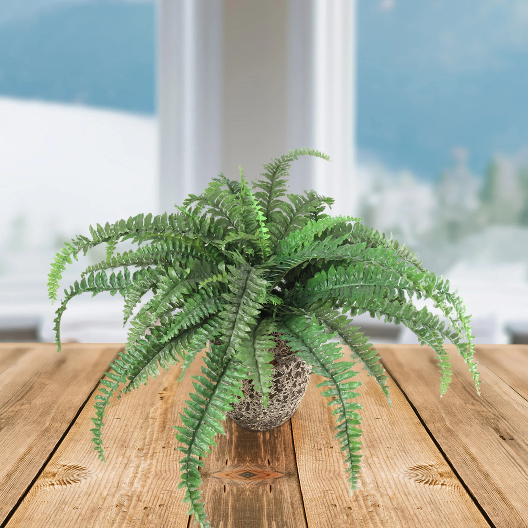 Boston Artificial Fern Plant – Realistic Faux Greenery Decor | Wayfair North America