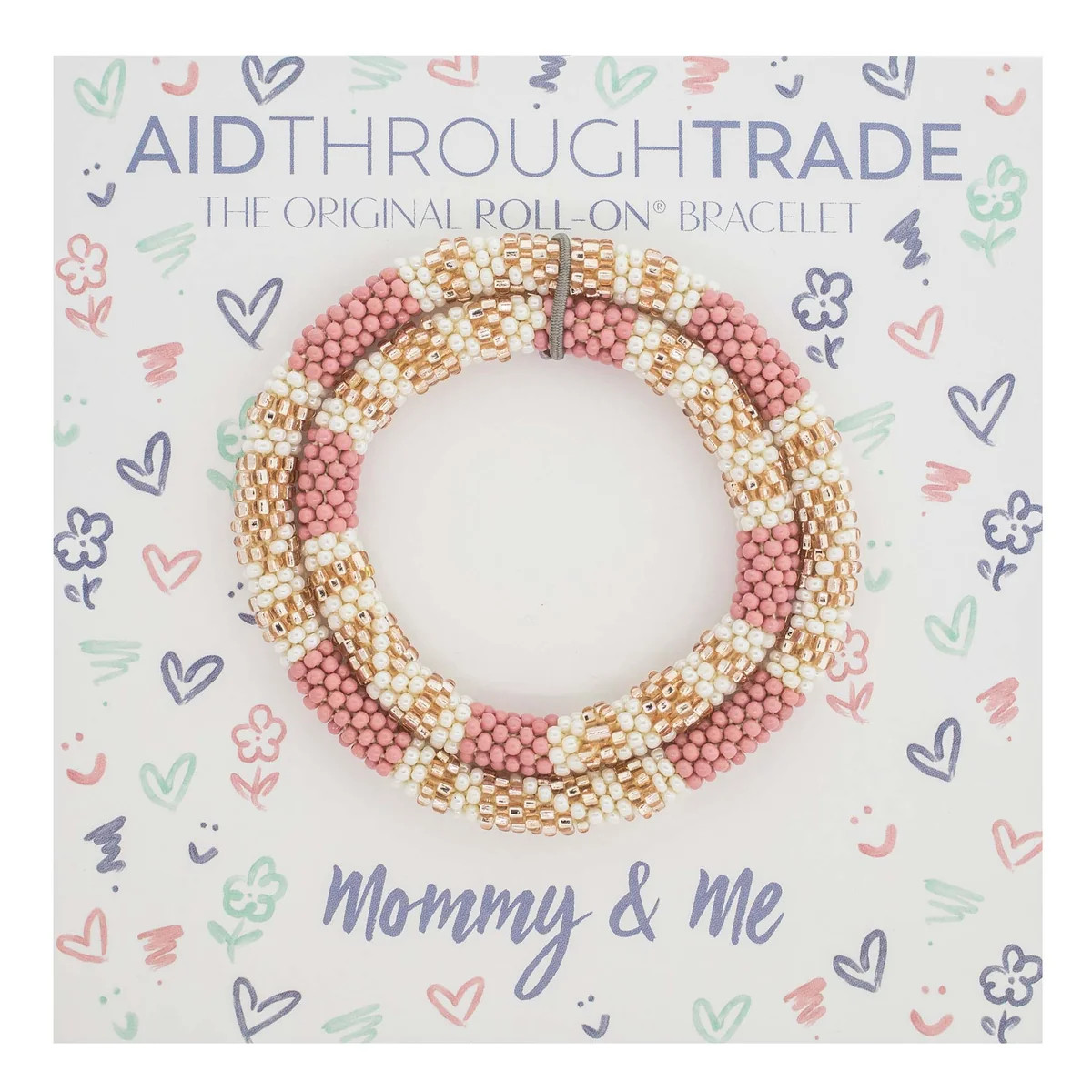 Mommy & Me Roll-On® Bracelets  Desert Rose | Aid Through Trade
