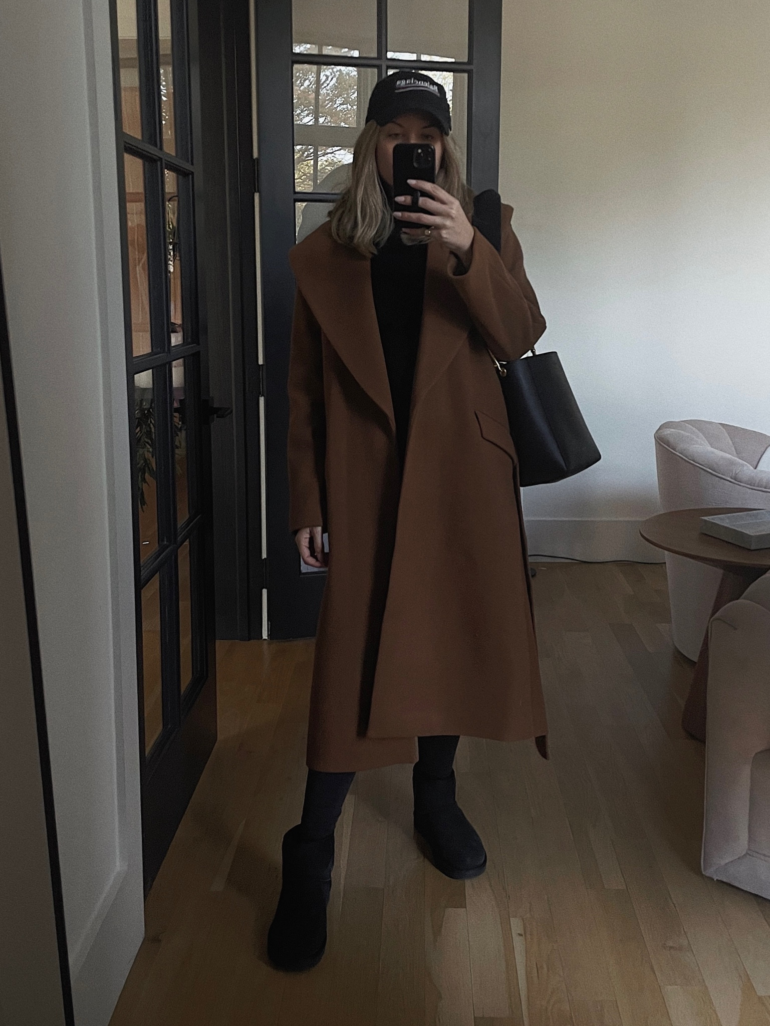 Brown belted coat 

#LTKsalealert #LTKCyberweek