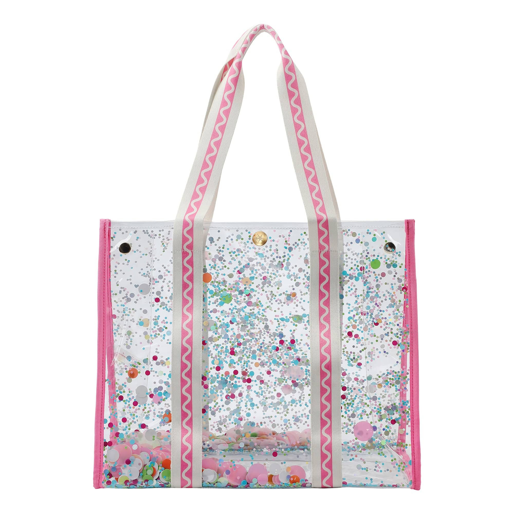 Confetti-filled Clear Vinyl Tote Bag | Packed Party
