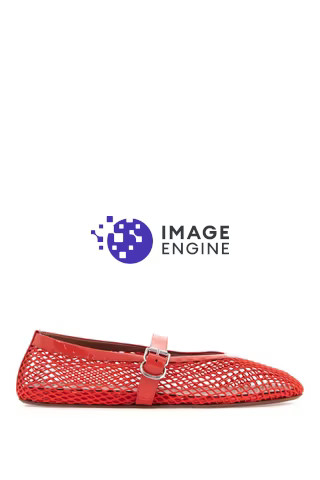 ALAIA fishnet ballet flats | Residenza725 US