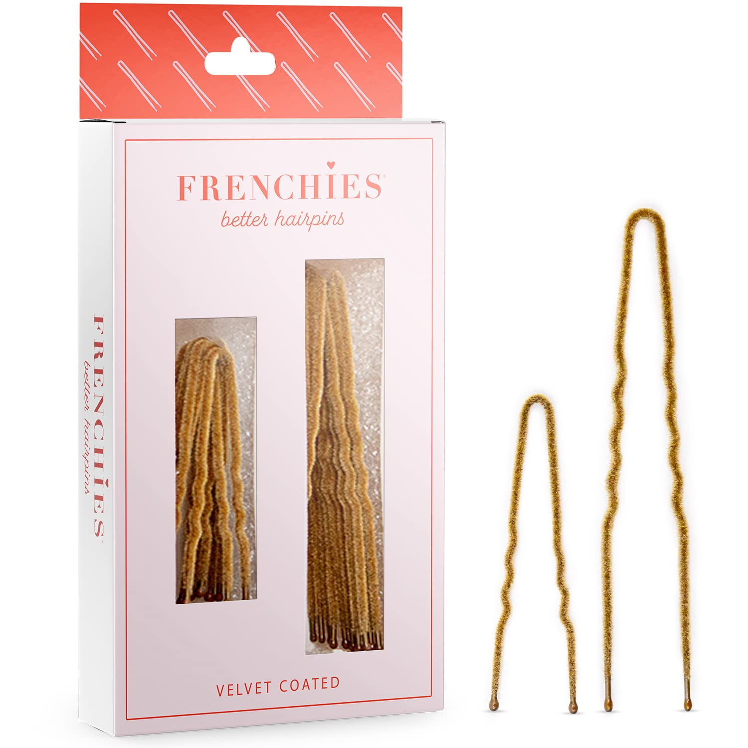 Frenchies French Twist Hair Pin, Ultra Flocked Extra Soft French Hair Pins for Women, Wedding, Up... | Amazon (US)