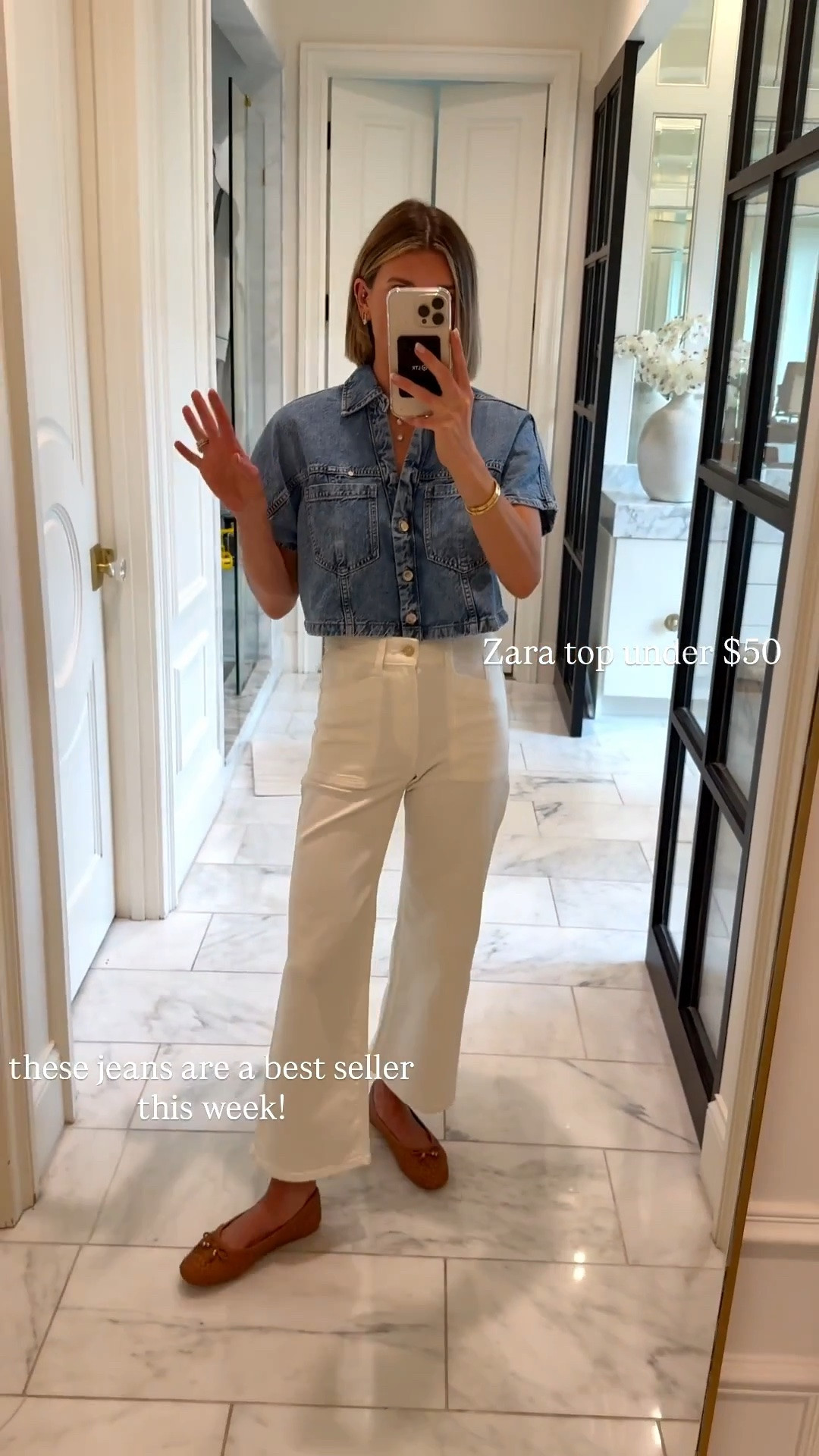 These jeans are a best seller this week! These fit tts I'm 5'7 wearing size 25.

#LTKsummer #LTKjeans