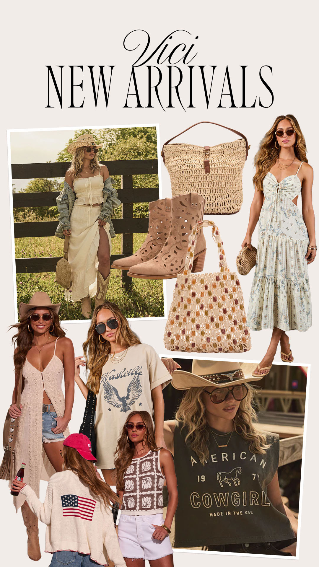 Vici New Arrivals | Vici New Fashion | Vici Western Wear | Nashville Outfits | Vacation Outfits | Summer Outfits 

 #LTKootd #LTKSeasonal