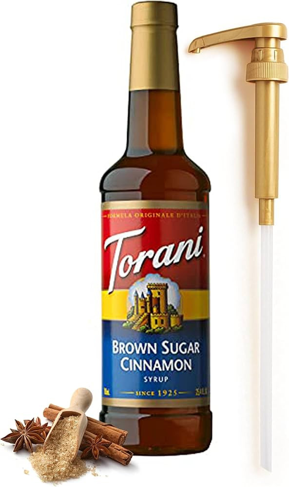Brown Sugar Cinnamon Syrup for Coffee 25.4 Ounces Coffee Flavoring Brown Sugar Syrup with Fresh F... | Amazon (US)