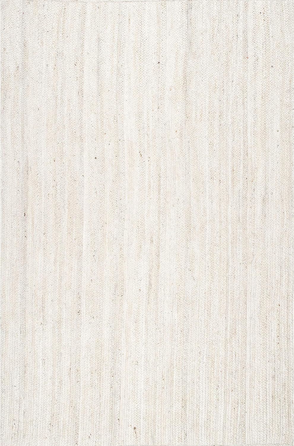 nuLOOM Rigo Hand Woven Jute Area Rug, 5' x 8', Off-white | Amazon (US)