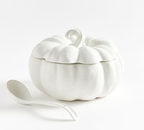 Pumpkin Shaped Stoneware Serveware Collection | Pottery Barn (US)