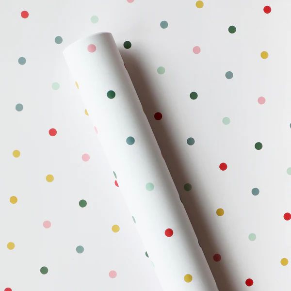 Wrapping Paper - Holiday Swiss Dot | Joy Creative Shop