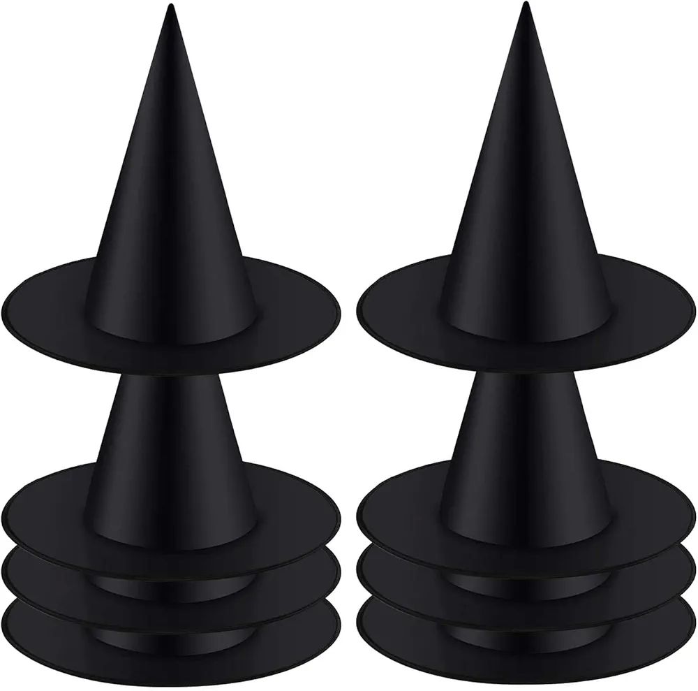 Medoore 8 Pack Halloween Witch Hat Cap Halloween Witch Costume Accessory for Halloween Party Favo... | Amazon (US)
