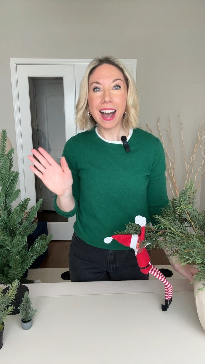 “🎄✨ As a mom, I know the stress that comes with creating a magical holiday season, especially when it comes to the Holiday Elf tradition. That’s why I created this course—to make it EASY and STRESS-FREE for busy parents to enjoy every moment. From printables to planning tools, tips, and troubleshooting, you’ll have everything you need to make your Elf setups fun and memorable. Plus, there are 5 exclusive bonuses to add even more magic! The best part? You won’t be scrambling for supplies! 

You can find course info & sign up here: https://janine-gravino-s-school.teachable.com/p/magical-holiday-elf-traditions-made-easy

Leave me a comment or ask any questions in the comments!  

And outfit linked below!


—————————————————————-

Outfit details: 
Quince sweater size XS
Tee - sized up to a medium
Jeans true to size - size 26 short
Linked socks and Mary Jane flats I’m wearing as well

Holiday elf has Velcro hands to make setups flexible so hands can be together or apart.  We also have the popular brand Elf and that elf can’t lay on its belly as easy as this exact one I have linked.

#ltkfamily #ltkkids #ltkfindsunder100 #ltkfindsunder50 #ltkshoecrush #ltksalealert #ltkseasonal #ltkhome #ltkover40

#LTKHoliday #LTKWatchNow #LTKCyberWeek