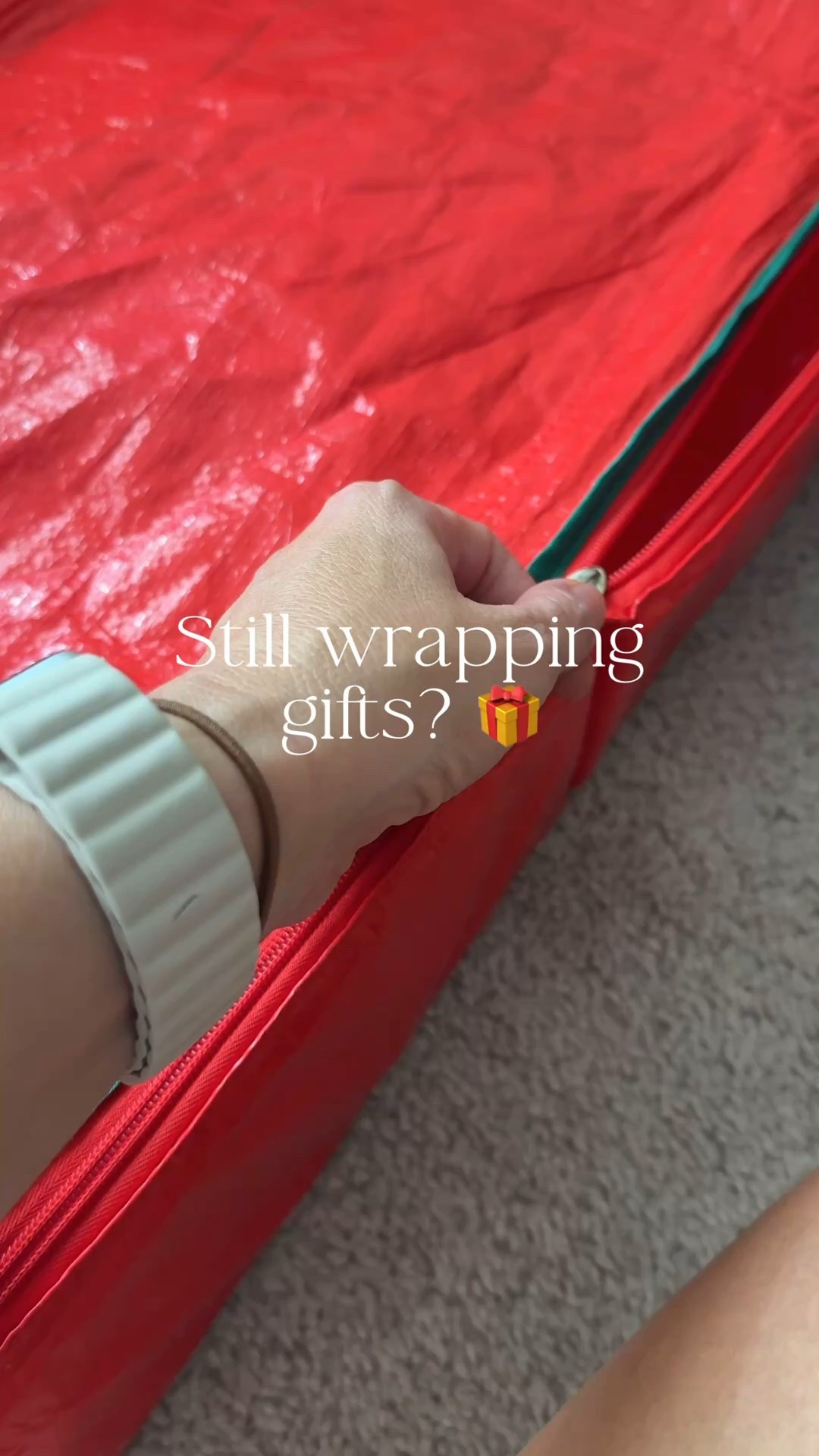 Still wrapping gifts? 🎁
This gift wrap storage organizer keeps all of my wrapping supplies neatly in one place — no more wrinkled paper, torn edges, or lost bows.

It holds full-size rolls, has Velcro dividers for smaller paper, and plenty of room for ribbons, tape, scissors, and bows. The durable design is made to be reused year after year, and it slides easily under the bed to save space.

If you want stress-free gift wrapping and an organized home, this is a must-have. Linked here 🤍

#LTKSaleAlert #LTKHome