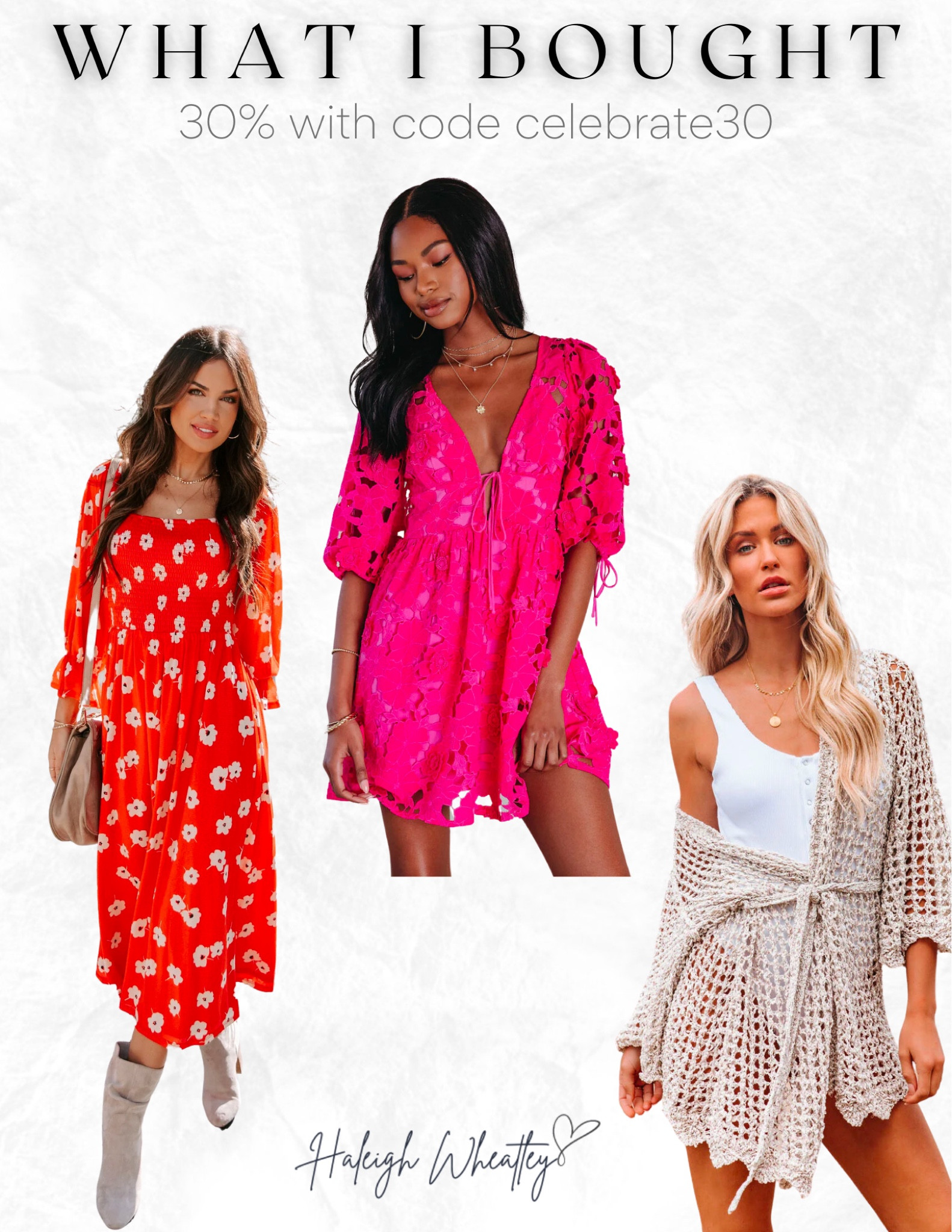 What I bought from Vici Collection 🤍 30% off sitewide!!

#vicidolls #sale #vacation #dresses 

#LTKsalealert #LTKwedding #LTKFind