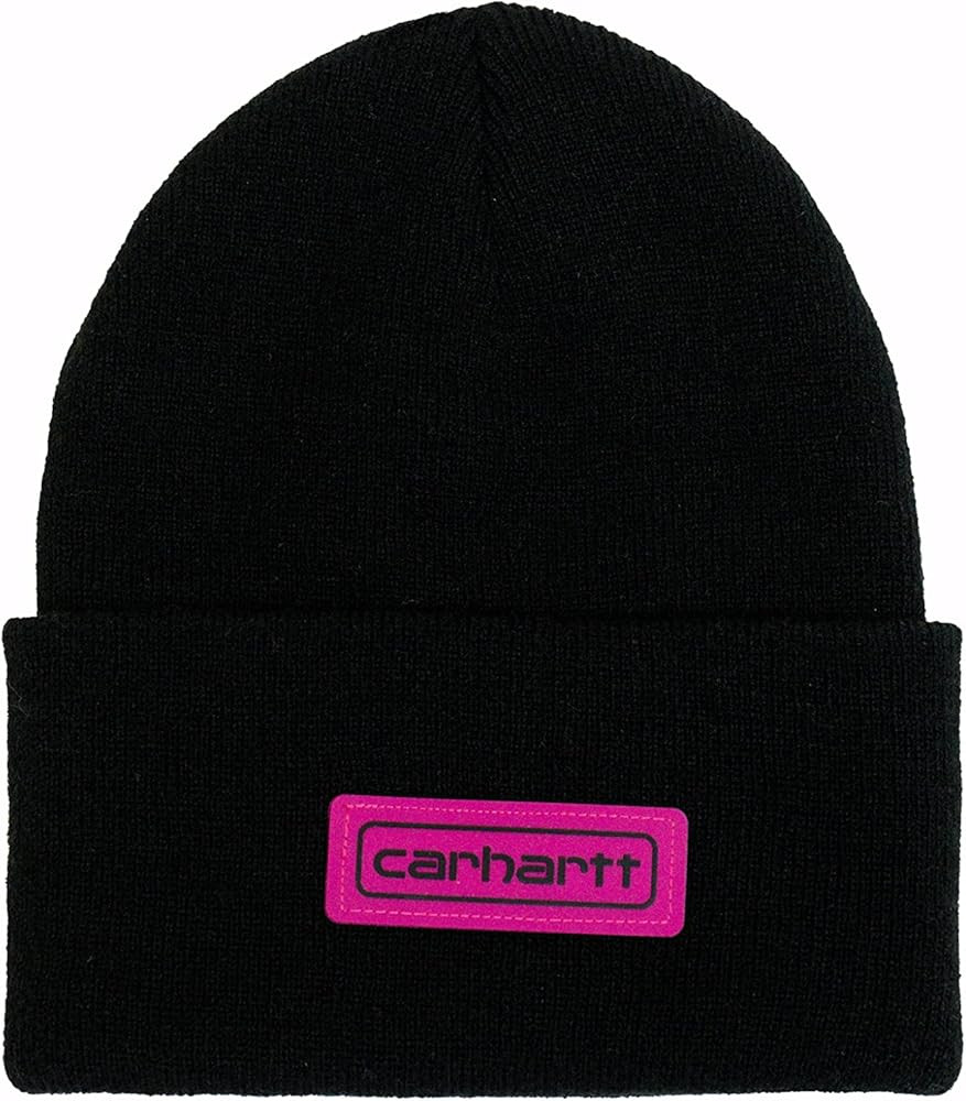 Carhartt Men's Knit Logo Patch Beanie | Amazon (US)