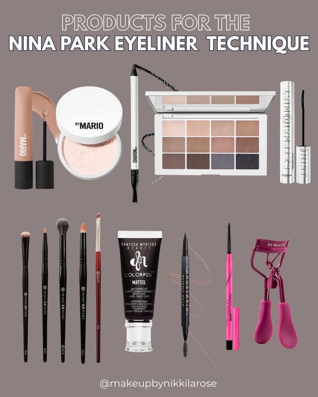 Products I used to achieve the Nina Park Eye Liner Technique!

#LTKBeauty