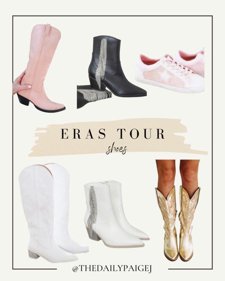 Looking for cowboy boots for a country concert or some shoes for the eras tour? These are my favorite cowboy boots you can definitely wear to the Taylor Swift concert! 

Swiftie, Concert, Stadium Bag, Taylor Swift Concert, Lavender Haze, Concert outfit, Taylor Swift Concert Outfit, Lover Concert, Taylor Swift Eras, Taylor’s Version, Champagne Problems, cowboy boots, country concert, concert look, concert outfit

#LTKunder100 #LTKFind #LTKunder50