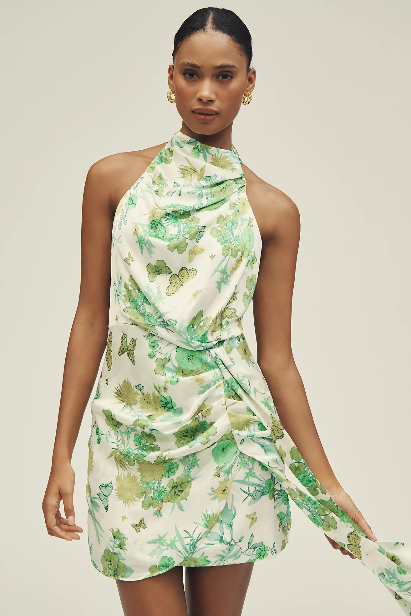 Elliatt Tess Halter Mini Dress | Anthropologie (US)