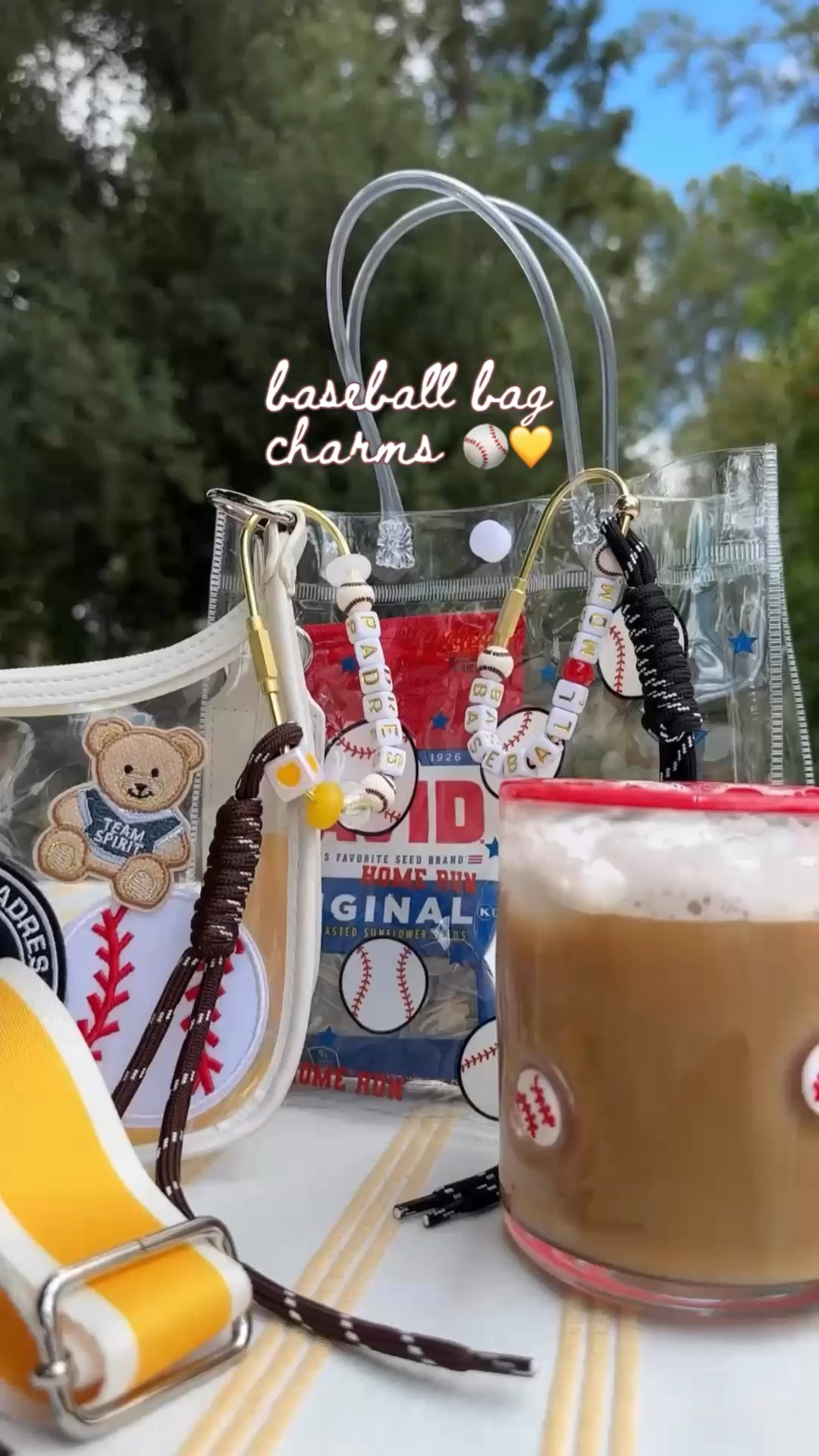 Baseball bag charms!💛⚾️🫶🏻

#LTKmomlife #LTKgrwm #LTKdayinmylife