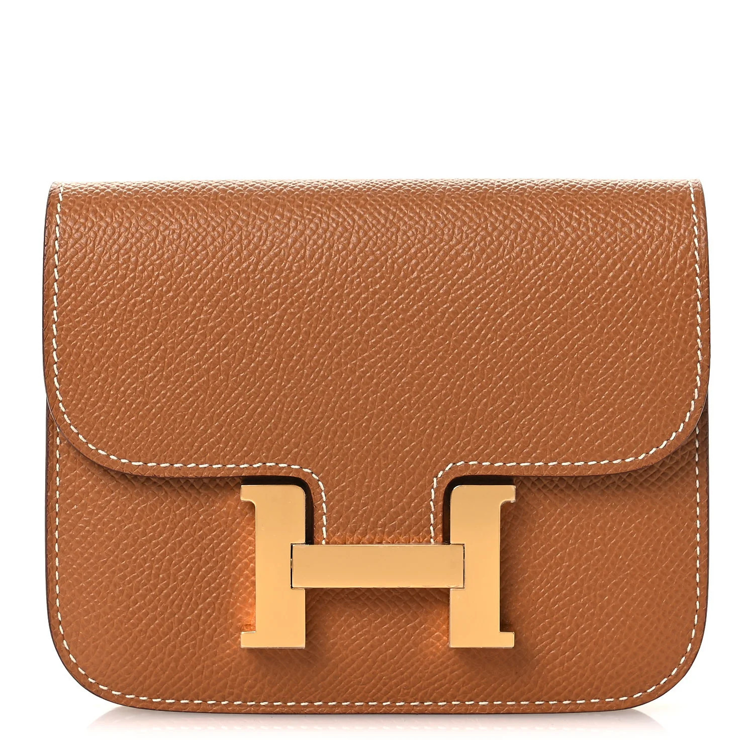 Hermes Epsom Constance Slim Wallet Gold | FASHIONPHILE (US)