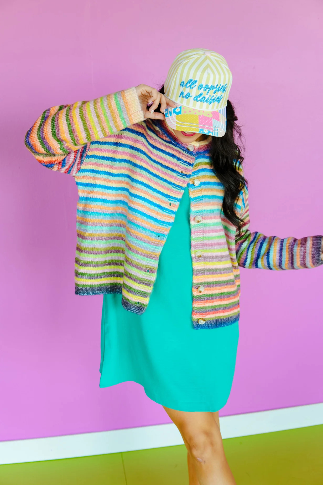 Confetti Cloud Striped Cardigan | MyEllement Boutique