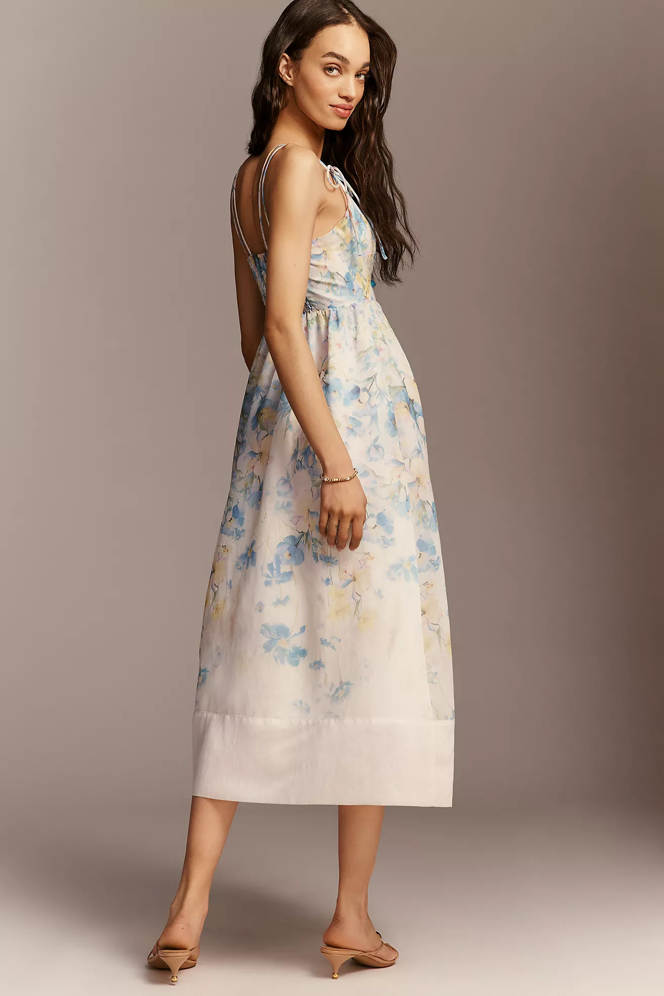 En Saison Vivian Sweetheart Midi Dress | Anthropologie (US)