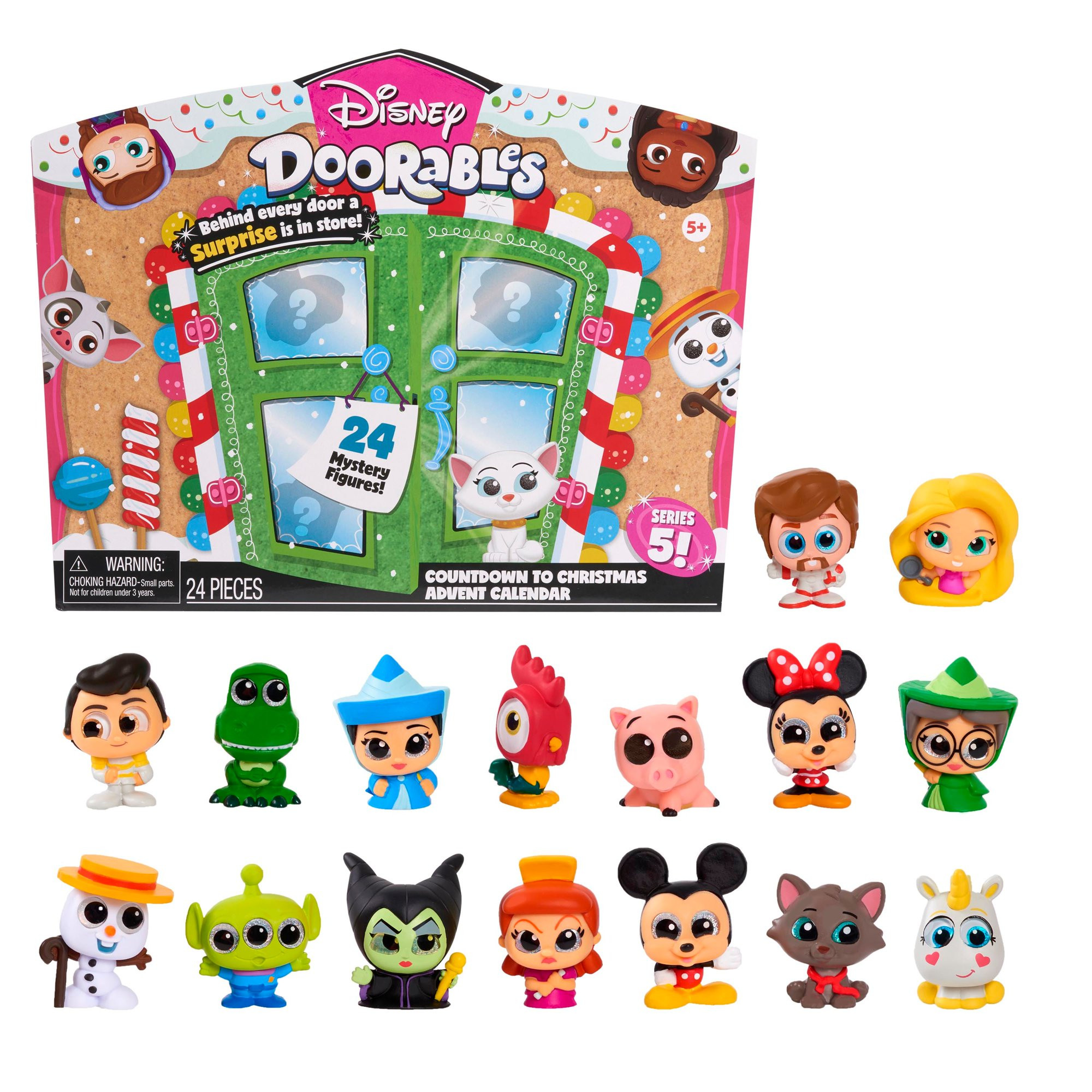 Disney Doorables Countdown to Christmas Advent Calendar, Kids Toys for Ages 5 up - Walmart.com | Walmart (US)