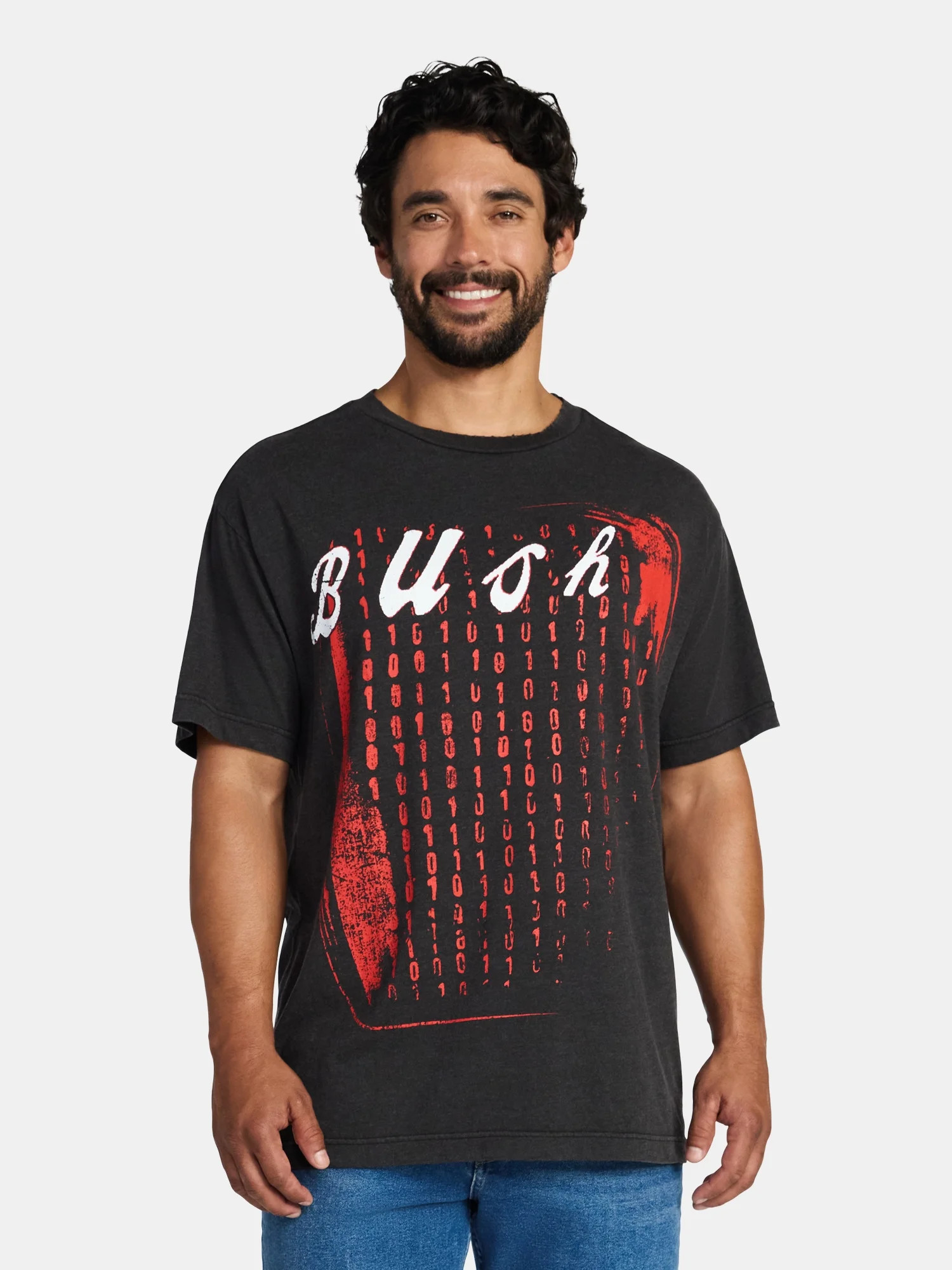 Bush Men's and Big Men's Boxy Fit Graphic Tee, Sizes XS-3XL | Walmart (US)