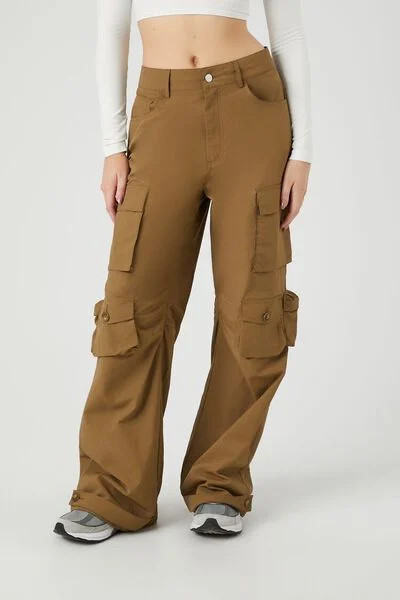 Wide-Leg Cargo Pants | Forever 21 | Forever 21 (US)
