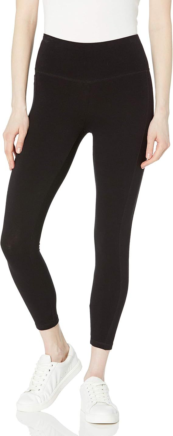 Energy Zone Women's Cotton Stretch 7/8 Legging with Pocket | Amazon (US)