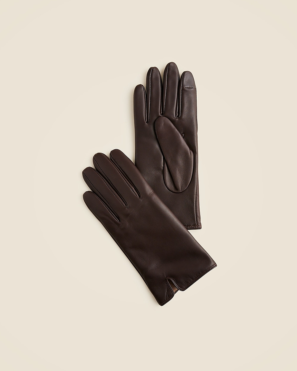 Leather touch-tech gloves | J. Crew US